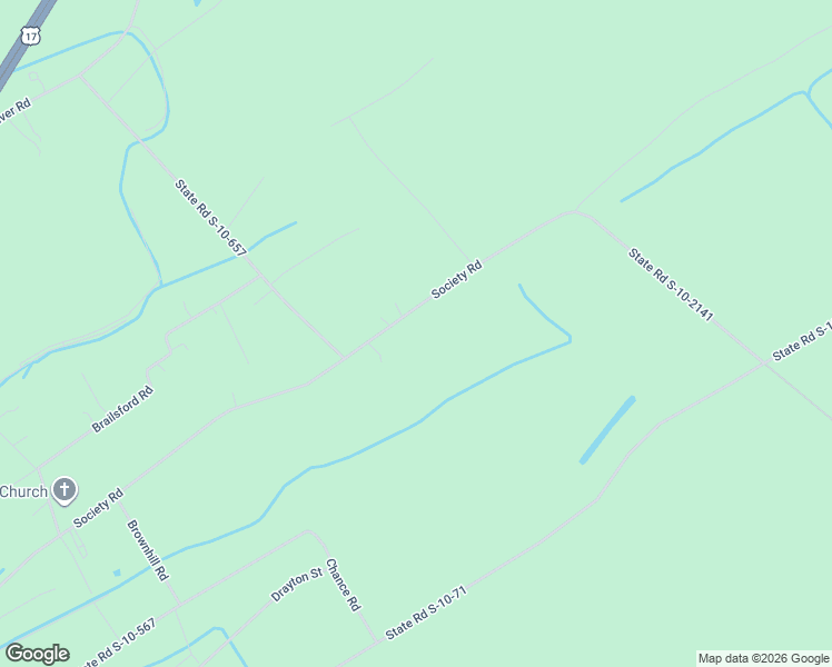 map of restaurants, bars, coffee shops, grocery stores, and more near 745 Society Road in McClellanville