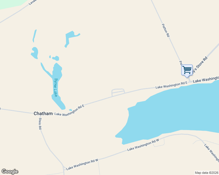 map of restaurants, bars, coffee shops, grocery stores, and more near 2270 Lake Washington Road East in Chatham