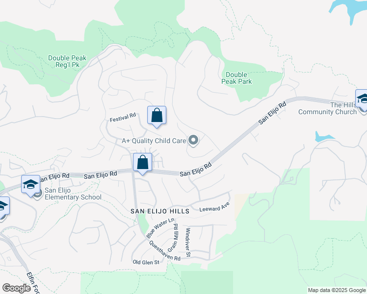 map of restaurants, bars, coffee shops, grocery stores, and more near 1259 Holmgrove Drive in San Marcos