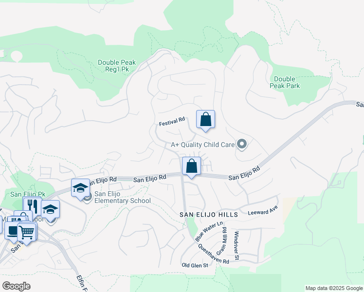 map of restaurants, bars, coffee shops, grocery stores, and more near 816 Luminara Way in San Marcos