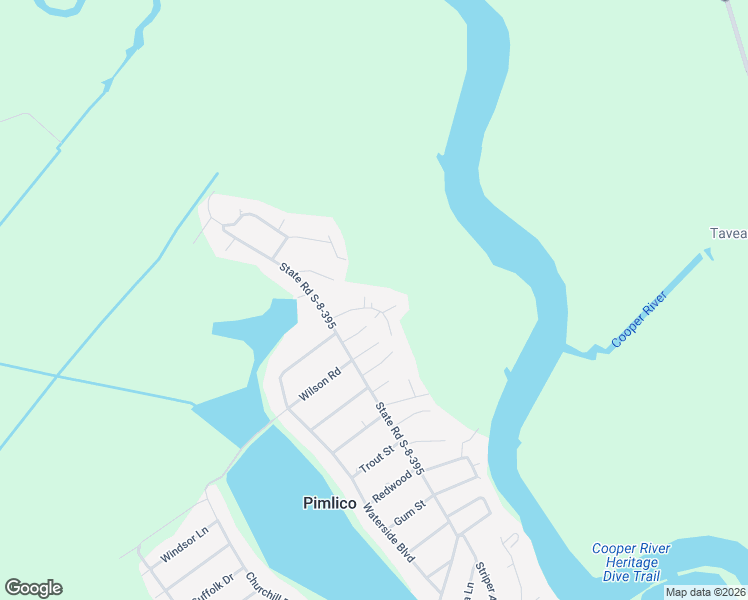 map of restaurants, bars, coffee shops, grocery stores, and more near 1815 State Road S-8-560 in Moncks Corner