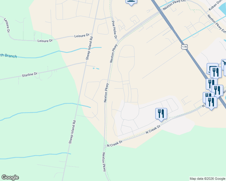 map of restaurants, bars, coffee shops, grocery stores, and more near 1152 Sheep Island Road in Summerville