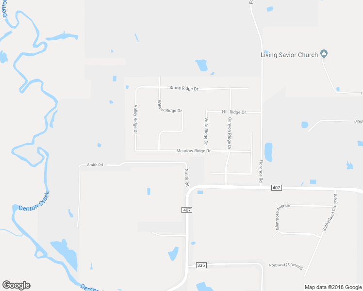 map of restaurants, bars, coffee shops, grocery stores, and more near 7930 Meadow Ridge Drive in Northlake