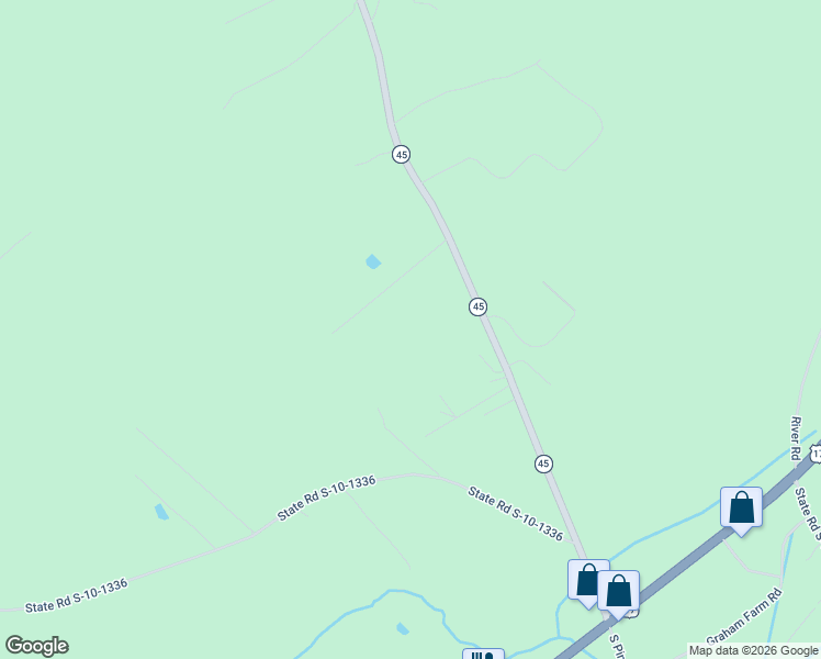 map of restaurants, bars, coffee shops, grocery stores, and more near 1097 Shaw Hills Road in McClellanville