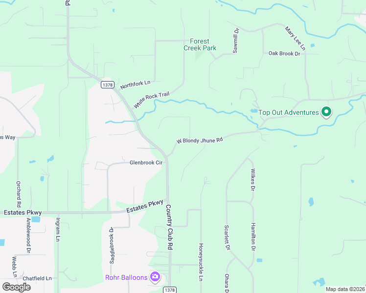 map of restaurants, bars, coffee shops, grocery stores, and more near 815 W Blondy Jhune Rd in Allen