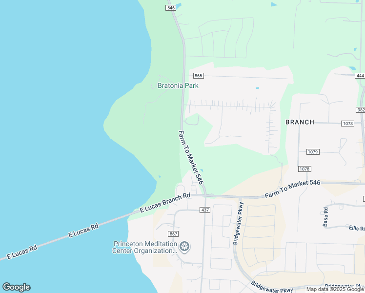 map of restaurants, bars, coffee shops, grocery stores, and more near 6852 Farm to Market Road 546 in Princeton