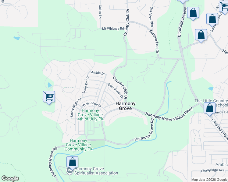 map of restaurants, bars, coffee shops, grocery stores, and more near 21746 Deer Grass Drive in Escondido