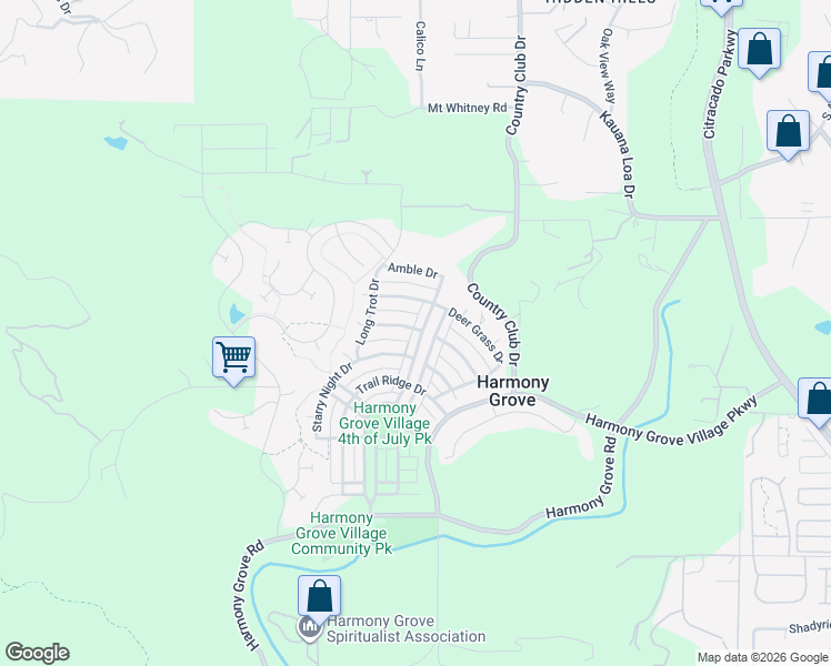 map of restaurants, bars, coffee shops, grocery stores, and more near 21638 Saddle Bred Lane in Escondido