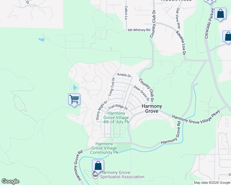 map of restaurants, bars, coffee shops, grocery stores, and more near 2954 Fledgling Drive in Escondido