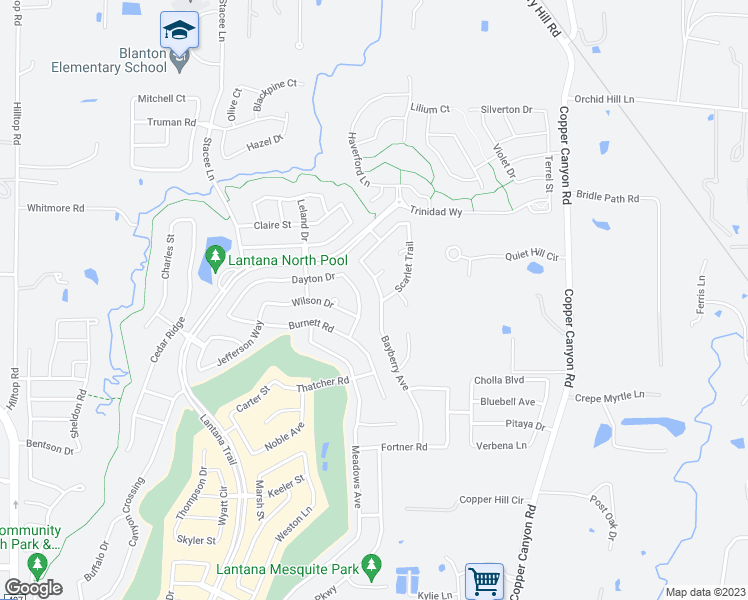 map of restaurants, bars, coffee shops, grocery stores, and more near 8701 Bayberry Avenue in Lantana