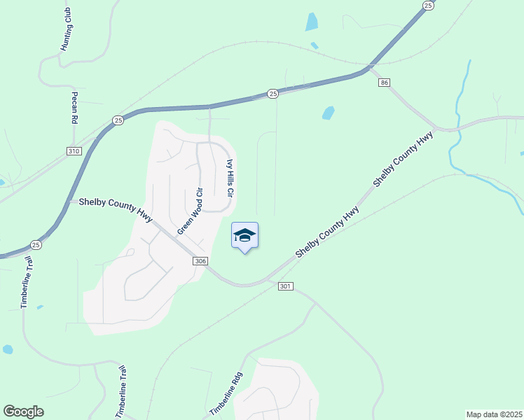 map of restaurants, bars, coffee shops, grocery stores, and more near 207 Briarfield Lane in Calera