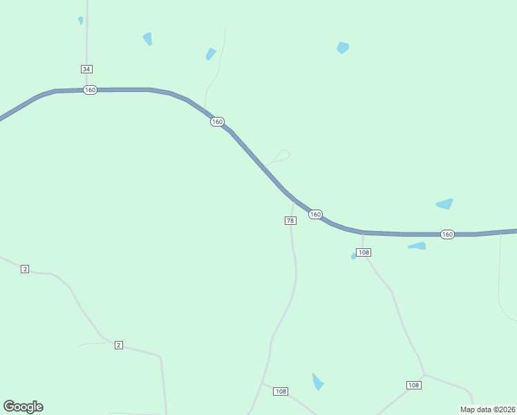 map of restaurants, bars, coffee shops, grocery stores, and more near 6214 Arkansas 160 in Miller County