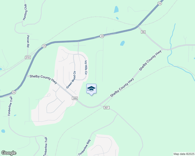 map of restaurants, bars, coffee shops, grocery stores, and more near 207 Briarfield Lane in Calera
