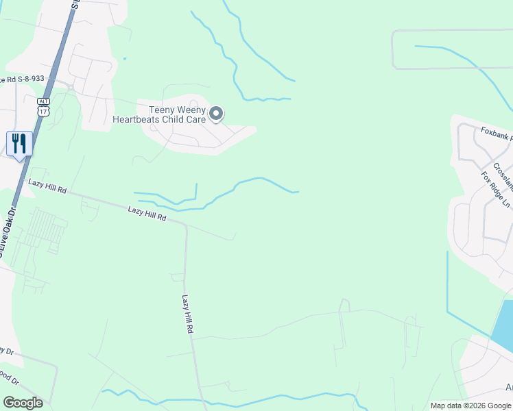 map of restaurants, bars, coffee shops, grocery stores, and more near 271 State Road S-8-375 in Moncks Corner