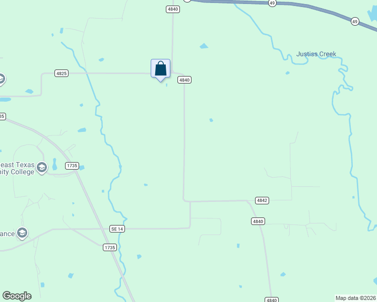 map of restaurants, bars, coffee shops, grocery stores, and more near 785 County Road 4840 in Mount Pleasant