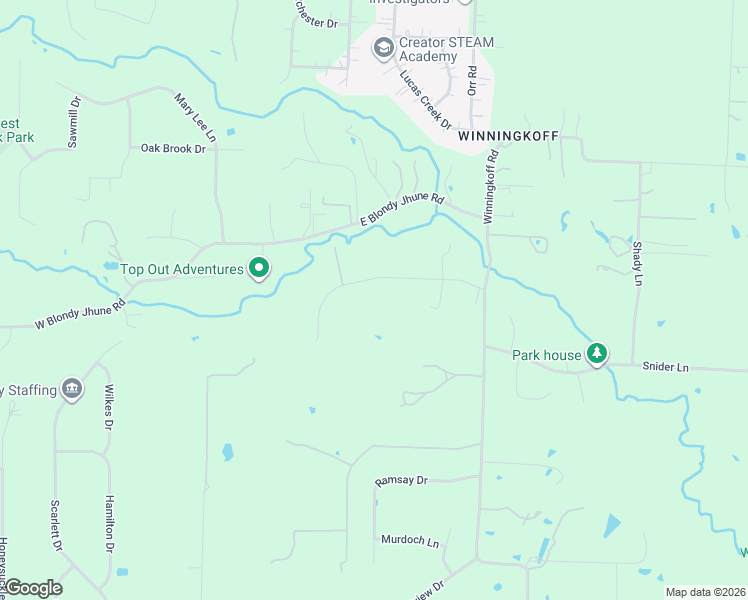 map of restaurants, bars, coffee shops, grocery stores, and more near 216 McMillen Road in Lucas