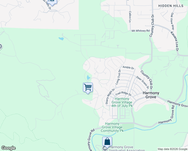 map of restaurants, bars, coffee shops, grocery stores, and more near 21665 Wilgen Road in Escondido