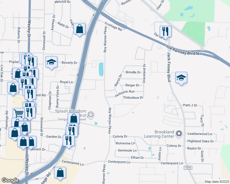 map of restaurants, bars, coffee shops, grocery stores, and more near 1501 Nathan Circle in Greenville