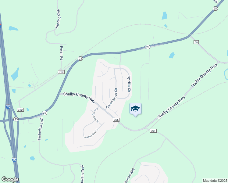 map of restaurants, bars, coffee shops, grocery stores, and more near 149 Green Wood Circle in Calera