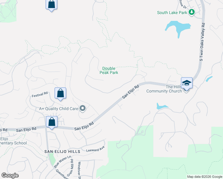 map of restaurants, bars, coffee shops, grocery stores, and more near 541 Ledge Street in San Marcos