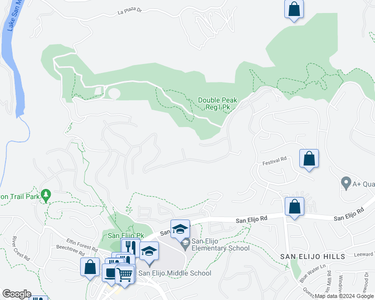 map of restaurants, bars, coffee shops, grocery stores, and more near 952 Pearl Drive in San Marcos