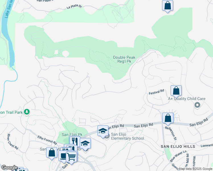 map of restaurants, bars, coffee shops, grocery stores, and more near 952 Pearl Drive in San Marcos