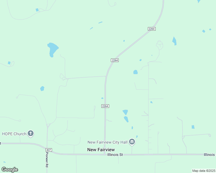 map of restaurants, bars, coffee shops, grocery stores, and more near 6683 Farm to Market Road 2264 in Rhome
