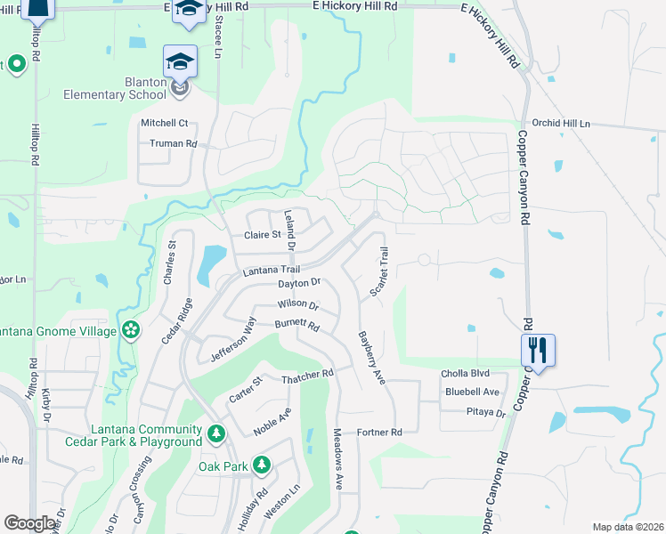 map of restaurants, bars, coffee shops, grocery stores, and more near 1228 Dayton Drive in Lantana