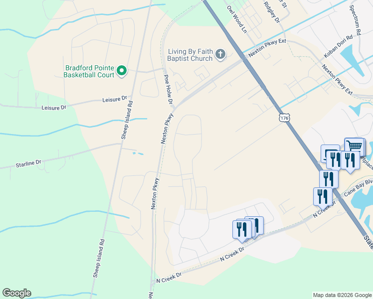 map of restaurants, bars, coffee shops, grocery stores, and more near 1190 Sheep Island Road in Summerville