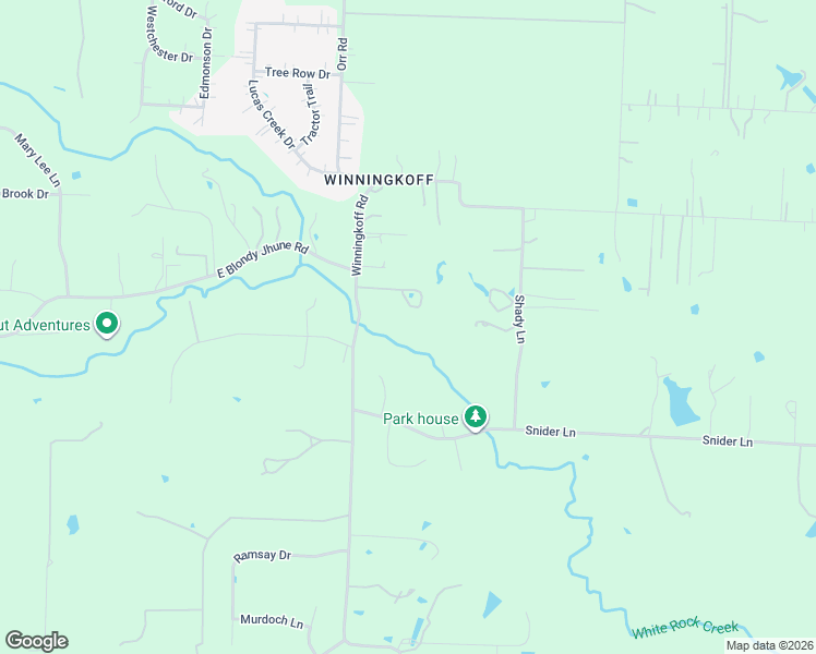 map of restaurants, bars, coffee shops, grocery stores, and more near 1780 Winningkoff Road in Allen