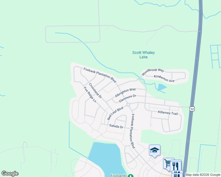 map of restaurants, bars, coffee shops, grocery stores, and more near 213 Topsaw Lane in Moncks Corner