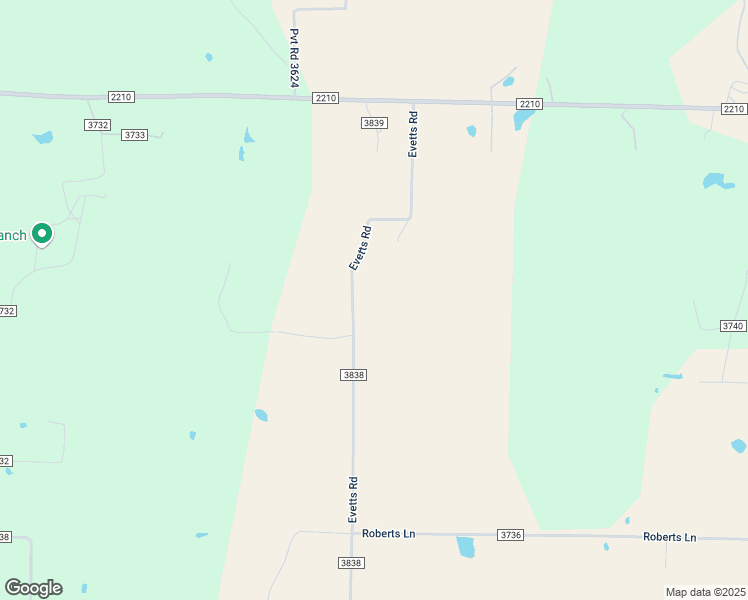 map of restaurants, bars, coffee shops, grocery stores, and more near 317 County Road 3838 in Bridgeport