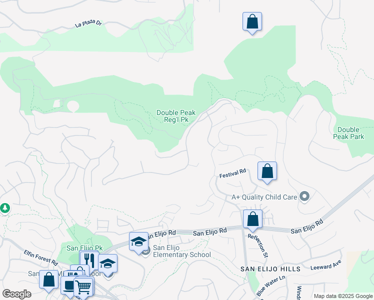 map of restaurants, bars, coffee shops, grocery stores, and more near 863 Pearl Drive in San Marcos