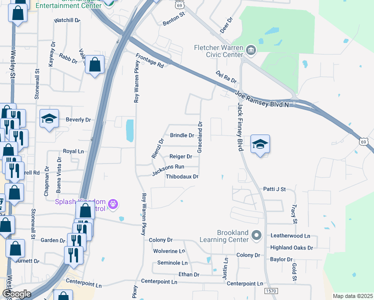 map of restaurants, bars, coffee shops, grocery stores, and more near 1411 Warringwood Drive in Greenville