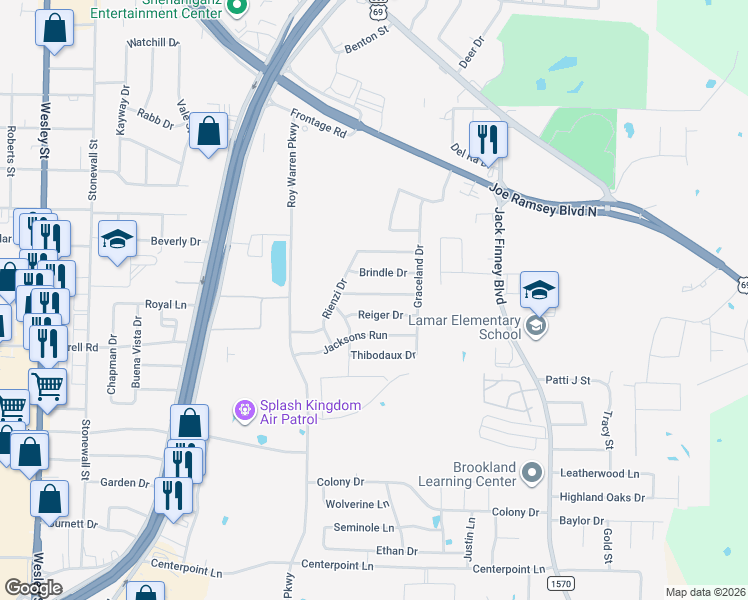 map of restaurants, bars, coffee shops, grocery stores, and more near 1429 Warringwood Drive in Greenville