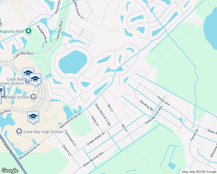 map of restaurants, bars, coffee shops, grocery stores, and more near 438 Marshall Acres Drive in Summerville