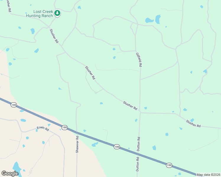 map of restaurants, bars, coffee shops, grocery stores, and more near Slusher Road in Jacksboro
