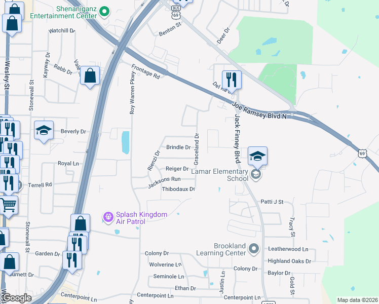 map of restaurants, bars, coffee shops, grocery stores, and more near 1411 Warringwood Drive in Greenville