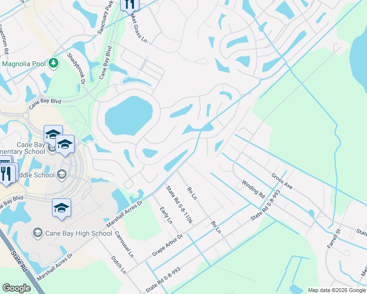 map of restaurants, bars, coffee shops, grocery stores, and more near 284 Decatur Drive in Summerville