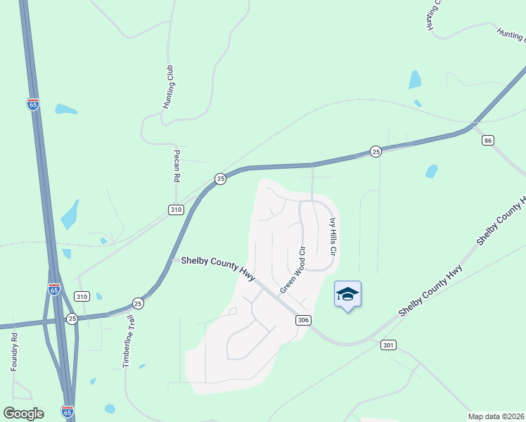 map of restaurants, bars, coffee shops, grocery stores, and more near 505 Ivy Leaf Court in Calera