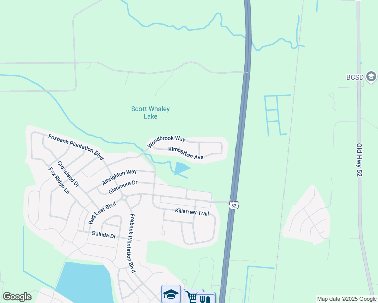 map of restaurants, bars, coffee shops, grocery stores, and more near 142 Kimberton Avenue in Moncks Corner