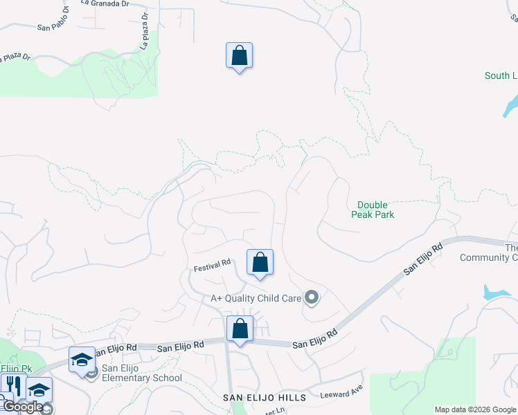 map of restaurants, bars, coffee shops, grocery stores, and more near 702 Costa Del Sur in San Marcos