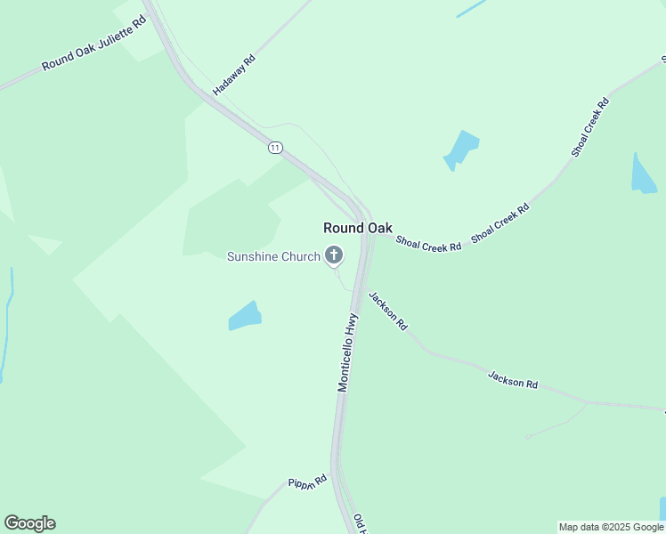 map of restaurants, bars, coffee shops, grocery stores, and more near 2135 Monticello Highway in Hillsboro