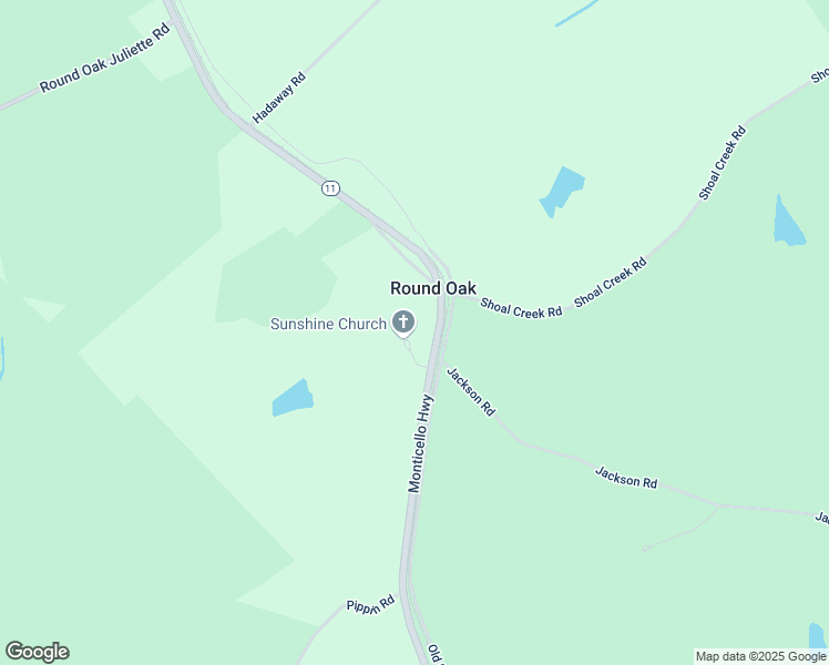 map of restaurants, bars, coffee shops, grocery stores, and more near 2135 Monticello Highway in Hillsboro