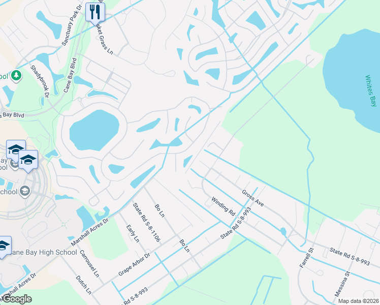 map of restaurants, bars, coffee shops, grocery stores, and more near 301 Decatur Drive in Summerville
