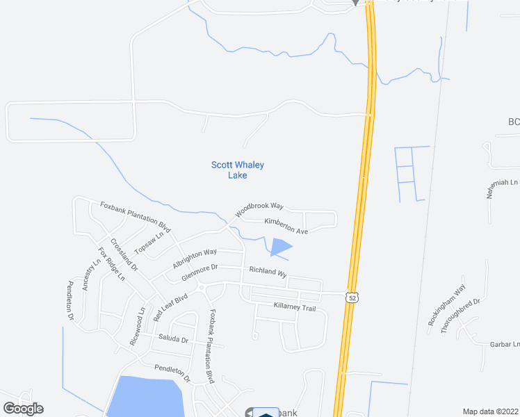 map of restaurants, bars, coffee shops, grocery stores, and more near 221 Woodbrook Way in Moncks Corner