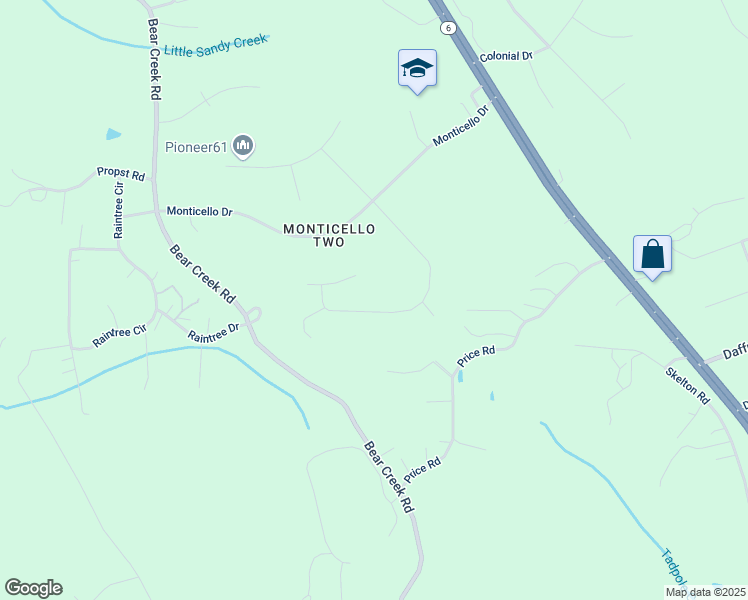 map of restaurants, bars, coffee shops, grocery stores, and more near 13000-13008 Hamilton Court in Duncanville