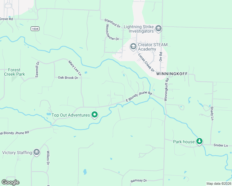 map of restaurants, bars, coffee shops, grocery stores, and more near 180 East Blondy Jhune Road in Allen