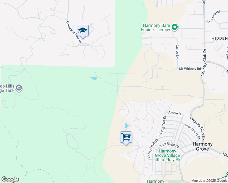 map of restaurants, bars, coffee shops, grocery stores, and more near 21992 Wilgen Road in Escondido