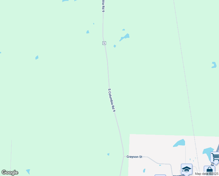 map of restaurants, bars, coffee shops, grocery stores, and more near 660 South Columbia Road 9 in Emerson